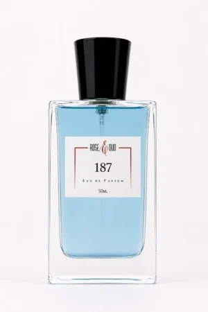 Flacon 187 50 ml, eau de parfum mixte aux notes de cannelle, poivre, ambre, cuir, bois de santal et musc blanc