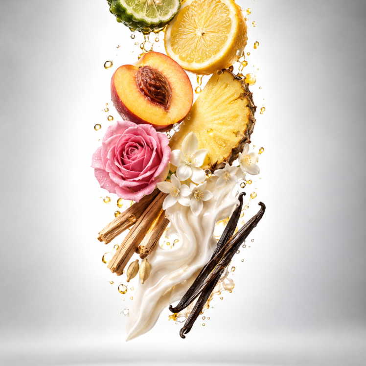 Notes olfactives de La Madrina – Rose & Oud