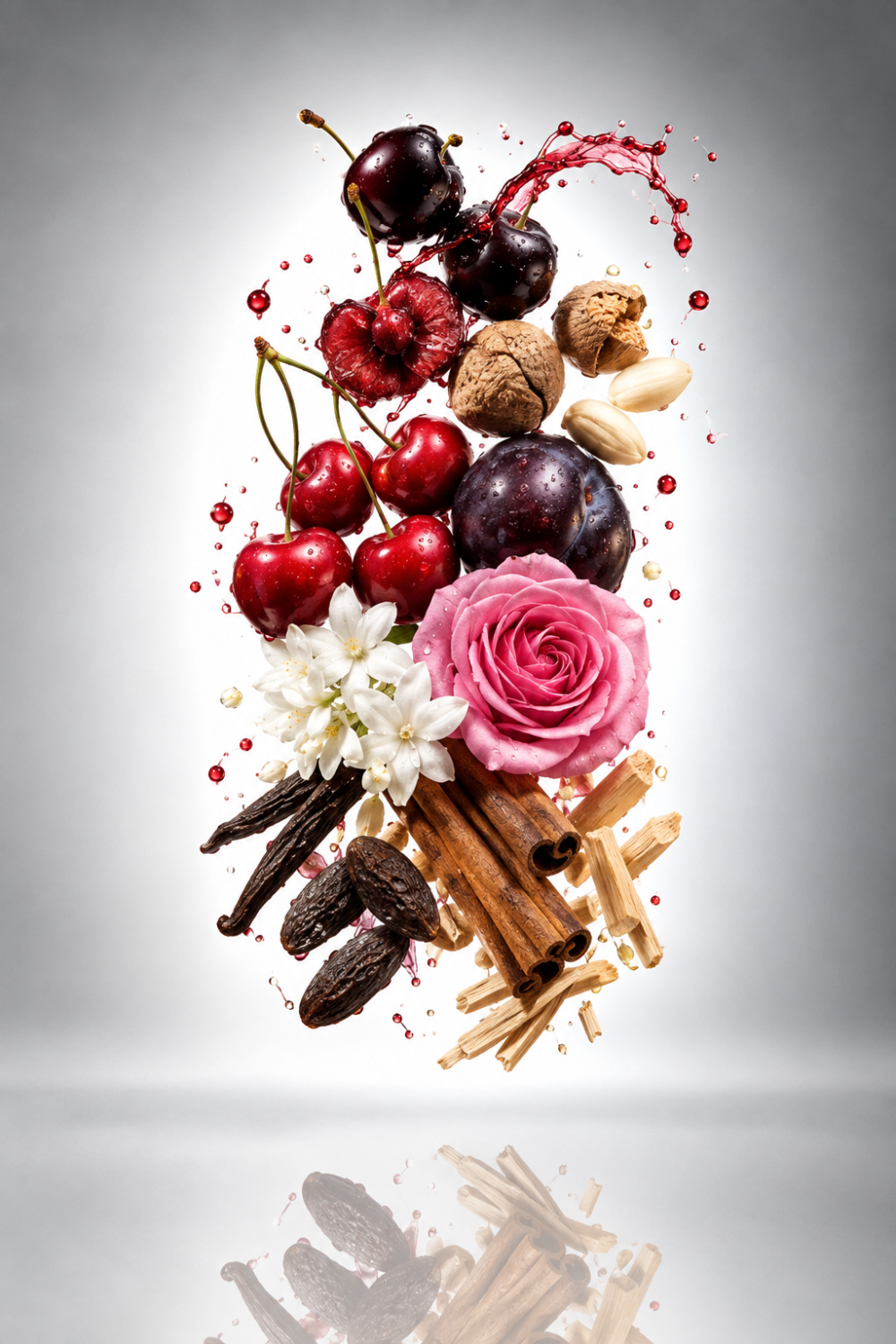 Notes olfactives de Première fois – Rose & Oud