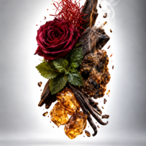 Notes olfactives de Shinsekai – Rose & Oud