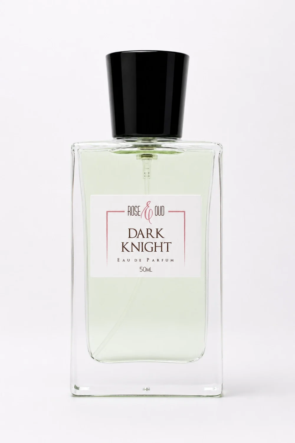 Flacon Dark Knight 50 ml, eau de parfum mixte aux notes de bergamote, amande amère, lavande, vanille, bois de santal et ambre