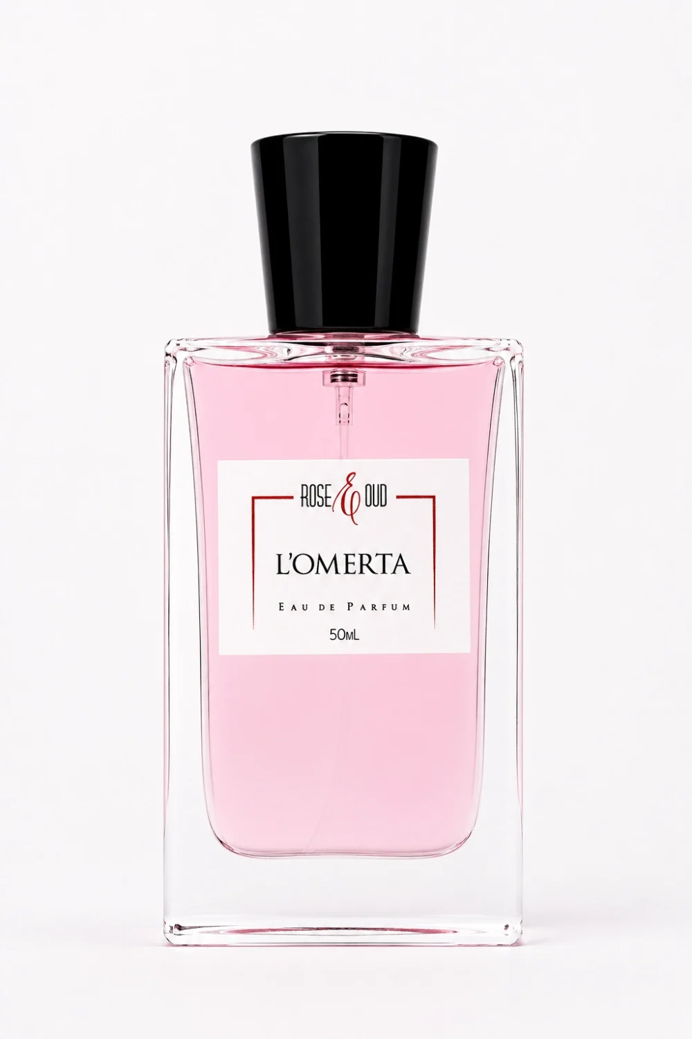 Flacon L’Omerta 50 ml, eau de parfum mixte aux notes d’orange, bergamote, vanille de Madagascar, ambre et musc blanc