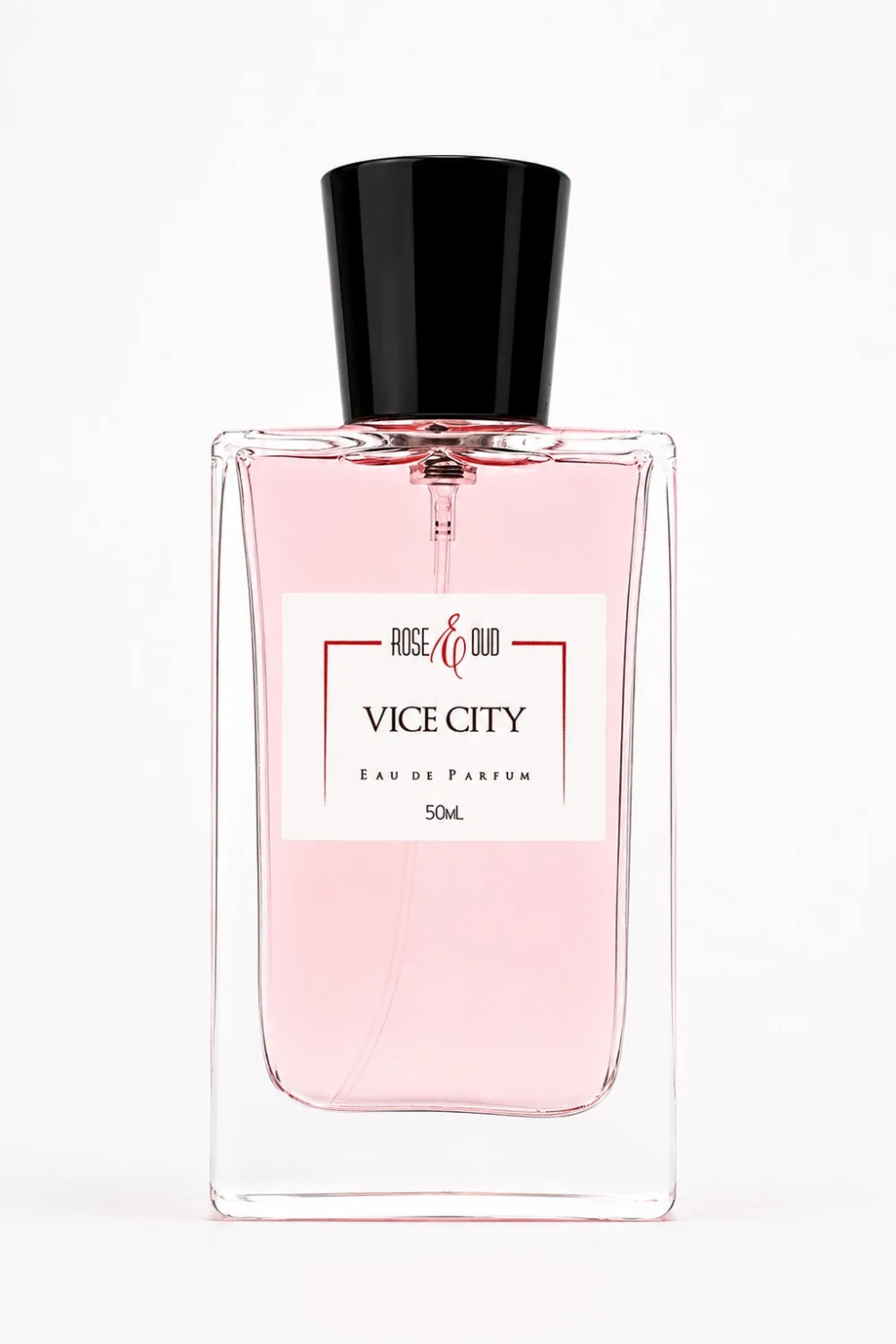 Flacon Vice City 50 ml, eau de parfum mixte aux notes d’amande amère, jasmin d’Égypte, cèdre, ambre gris et notes boisées