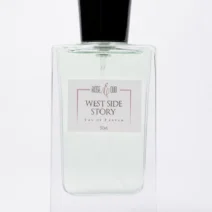 Flacon West Side Story 50 ml, eau de parfum mixte aux notes de fruit de la passion, pêche, framboise, musc, patchouli et vanille