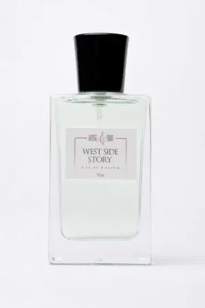 Flacon West Side Story 50 ml, eau de parfum mixte aux notes de fruit de la passion, pêche, framboise, musc, patchouli et vanille