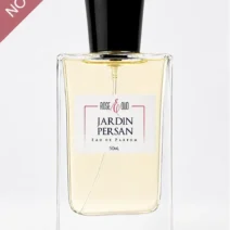 Flacon Jardin Persan 50 ml, eau de parfum mixte aux notes de pêche, mandarine, iris, jasmin, vanille et bois de santal