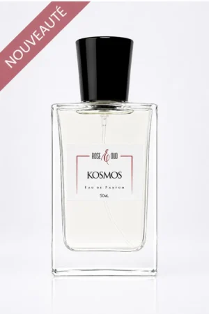 Flacon Kosmos 50 ml, eau de parfum mixte aux notes de bergamote, mandarine, épices et vétiver