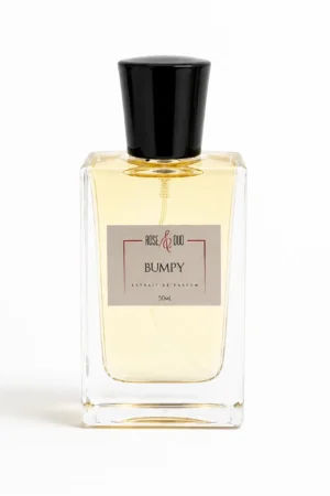 Flacon Bumpy 50 ml, eau de parfum femme aux notes de poivre rose, myrrhe, encens, ambre gris, fève tonka et cèdre