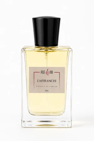 Flacon L’Affranchi 50 ml, eau de parfum mixte aux notes de pêche, cannelle, fève tonka, vanille, cuir et benjoin