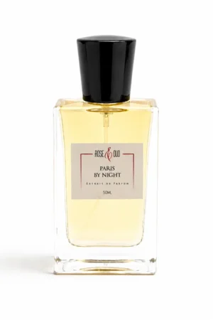 Flacon Paris By Night 50 ml, eau de parfum mixte aux notes de pêche, fleur d’ananas, rose, musc et patchouli