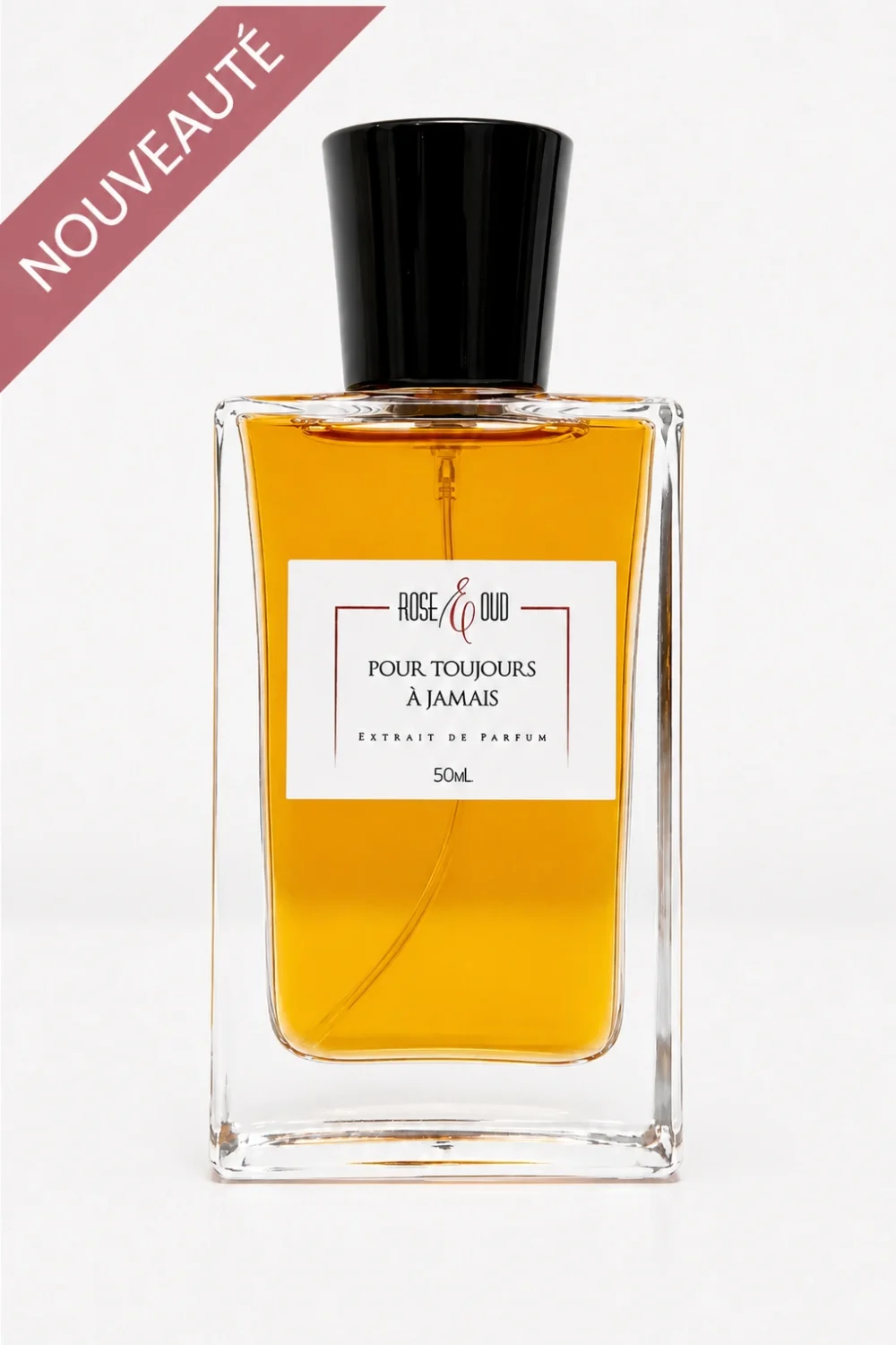 Flacon Pour toujours à jamais 50 ml, eau de parfum femme aux notes de néroli, fleur d’oranger, guimauve, vanille et musc