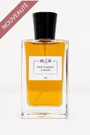 Flacon Pour toujours à jamais 50 ml, eau de parfum femme aux notes de néroli, fleur d’oranger, guimauve, vanille et musc