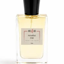 Flacon Première Fois 50 ml, eau de parfum mixte aux notes de cerise noire, amande amère, vanille, fève tonka et bois ambrés
